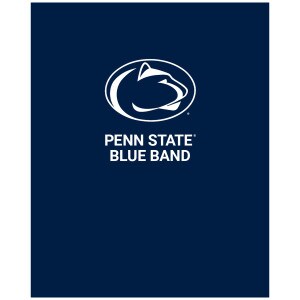 navy folder with Penn State Blue Band below Athletic Logo